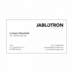 projekty wizytówek jablotron